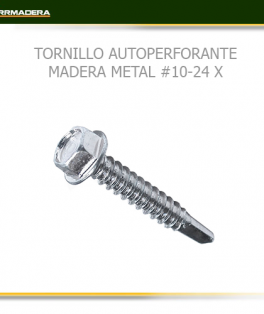 TORNILLO-AUTOPERFORANTE-MADERA-METAL-10-24-X